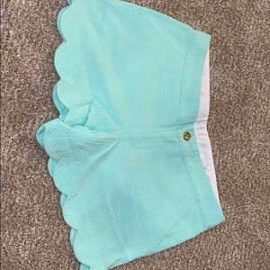 mint green Lilly Pulitzer shorts